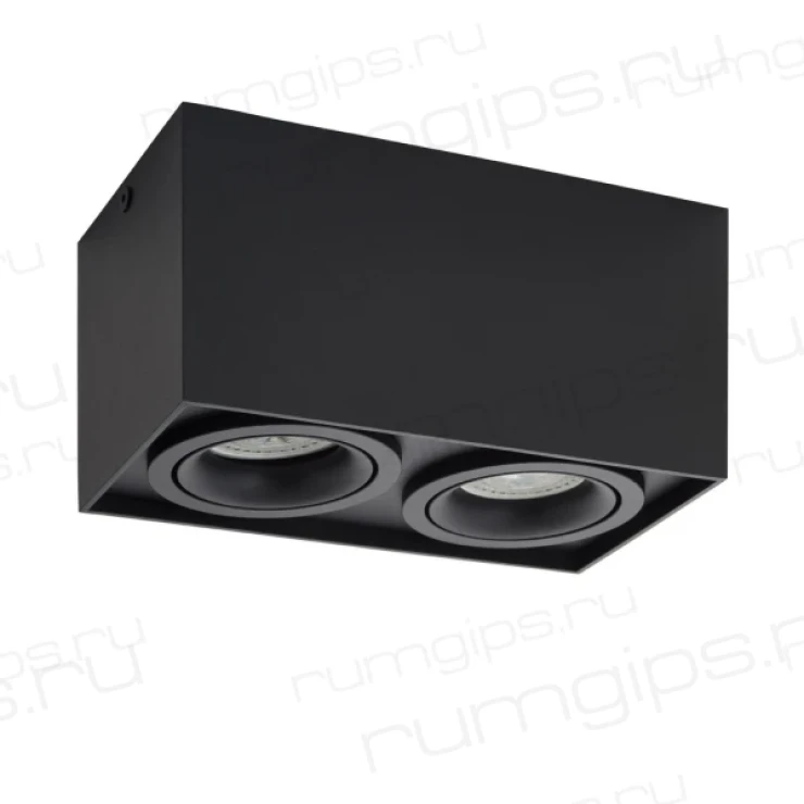 DK2004-BK Светильник накладной IP 20, 50 Вт, GU10, черный, алюминий