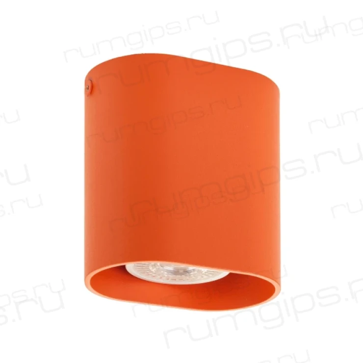 DK2005-OR Светильник накладной IP 20, 50 Вт, GU10, оранжевый, алюминий