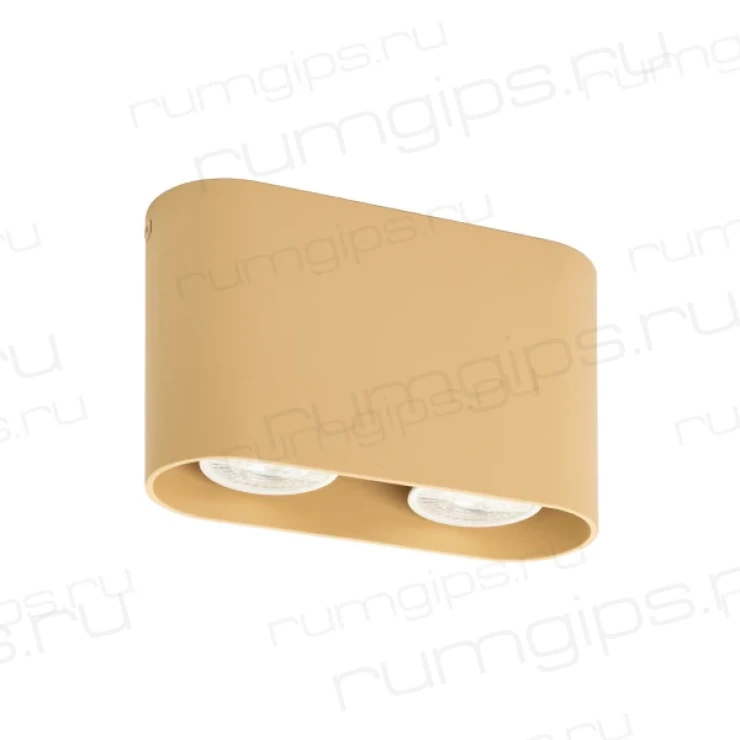 DK2006-CO Светильник накладной IP 20, 50 Вт, GU10, бежевый, алюминий