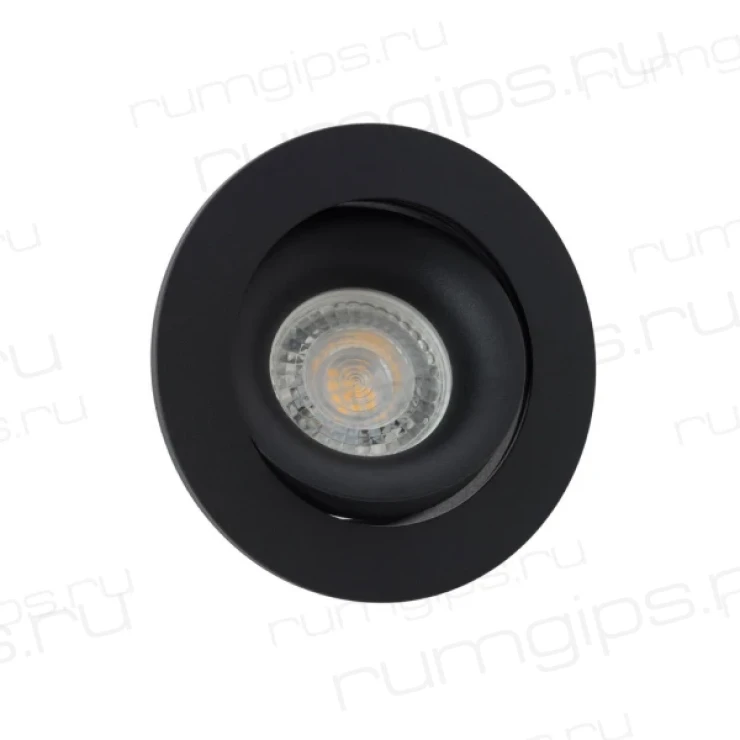 DK2018-BK Встраиваемый светильник, IP 20, 50 Вт, GU10, черный, алюминий