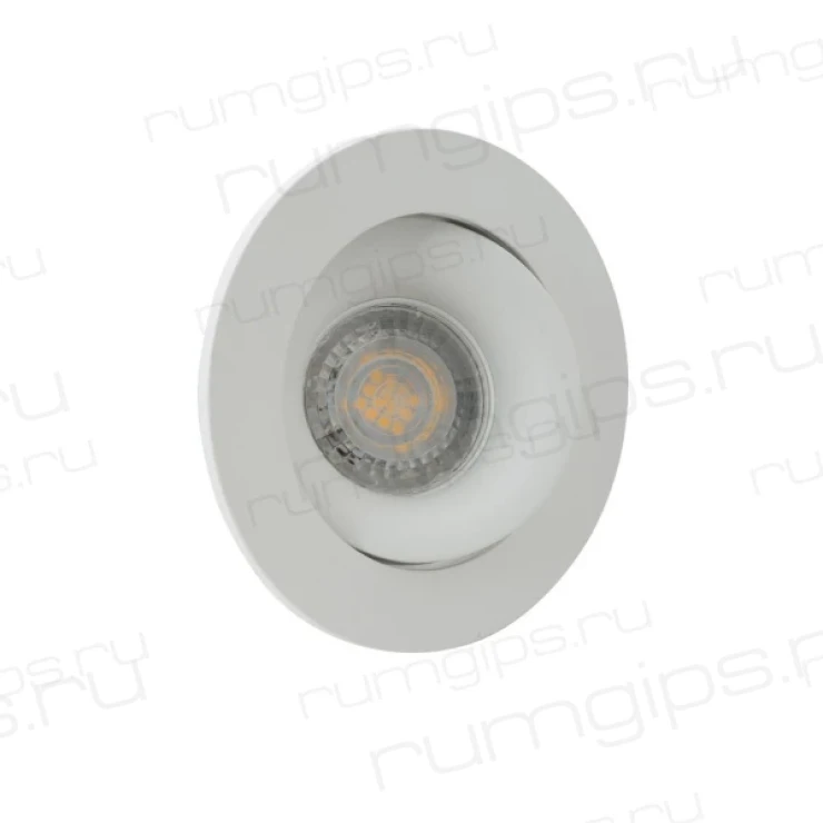 DK2018-WH Встраиваемый светильник, IP 20, 50 Вт, GU10, белый, алюминий
