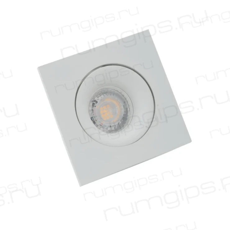 DK2019-WH Встраиваемый светильник, IP 20, 50 Вт, GU10, белый, алюминий