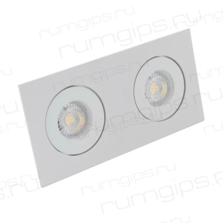 DK2020-WH Встраиваемый светильник, IP 20, 50 Вт, GU10, белый, алюминий