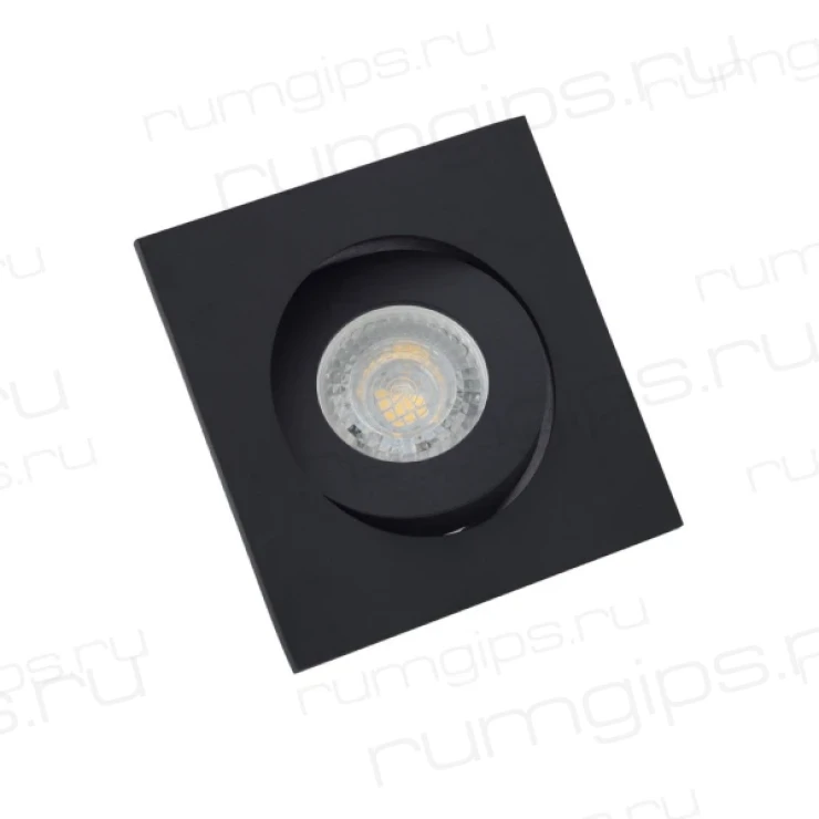 DK2021-BK Встраиваемый светильник, IP 20, 50 Вт, GU10, черный, алюминий