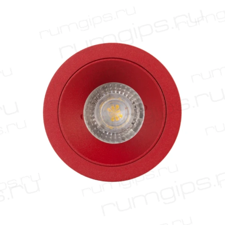 DK2026-RE Встраиваемый светильник, IP 20, 50 Вт, GU10, красный, алюминий