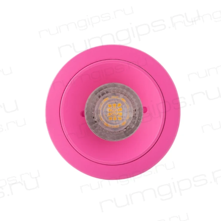 DK2026-RO Встраиваемый светильник, IP 20, 50 Вт, GU10, розовый, алюминий