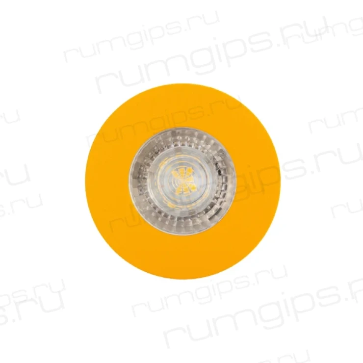 DK2030-YE Встраиваемый светильник, IP 20, 50 Вт, GU10, желтый, алюминий