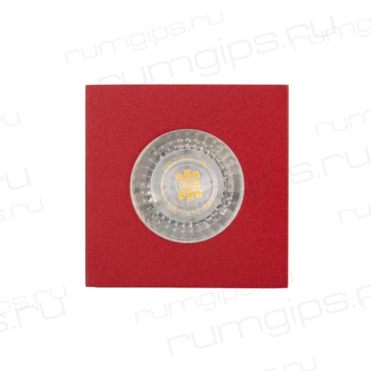 DK2031-RE Встраиваемый светильник, IP 20, 50 Вт, GU10, красный, алюминий