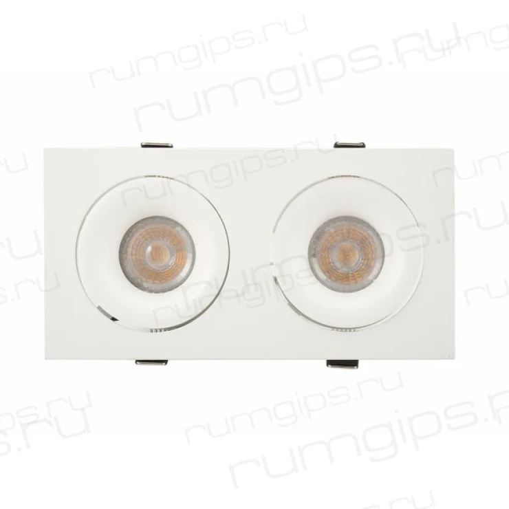 DK2122-WH Встраиваемый светильник, IP 20, 50 Вт, GU10, белый, алюминий