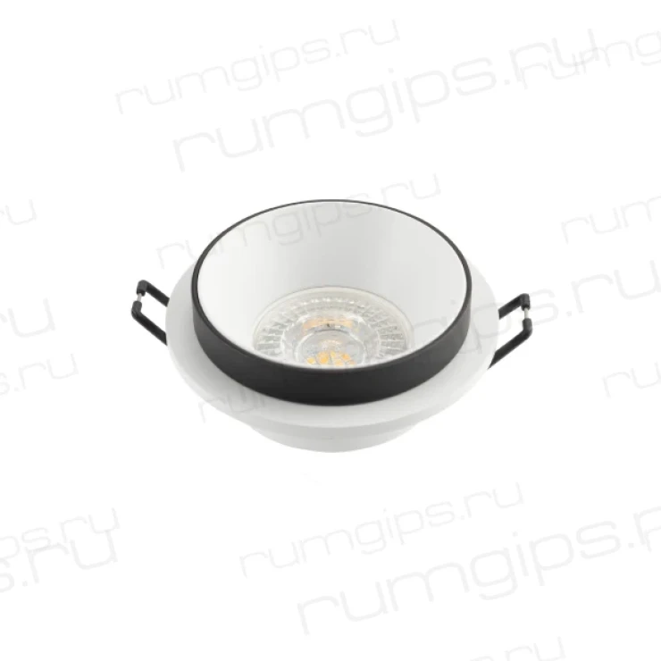 DK2401-BK Встраиваемый светильник, IP 20, 50 Вт, GU10, черный, алюминий