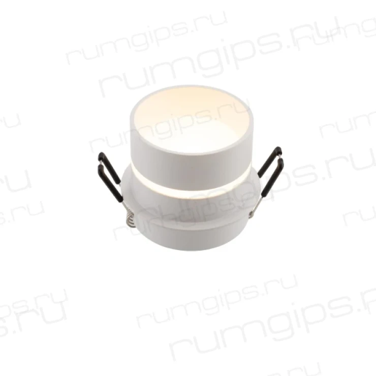 DK2404-WH Встраиваемый светильник влагозащ., IP 44, до 15 Вт, GU10, белый, алюминий