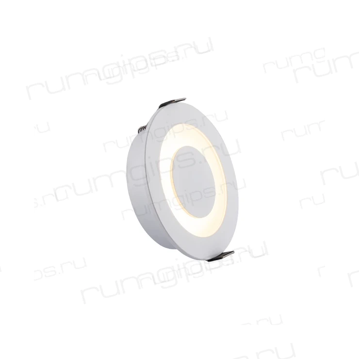 DK2500-WH Встраиваемый светильник, IP 20, 5 Вт, LED 3000, белый, алюминий