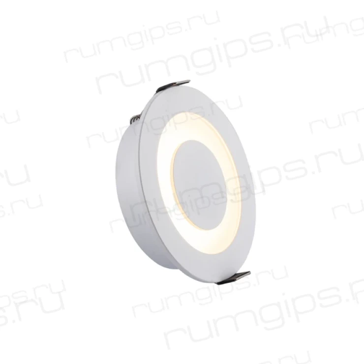 DK2500-WH Встраиваемый светильник, IP 20, 5 Вт, LED 3000, белый, алюминий