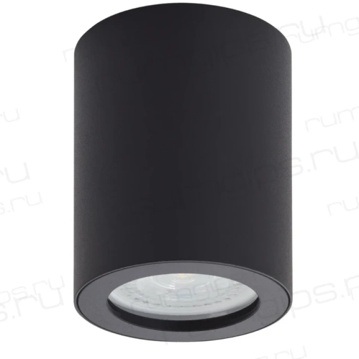 DK3007-BK Накладной светильник влагозащ., IP 44, 50 Вт, GU10, черный, алюминий