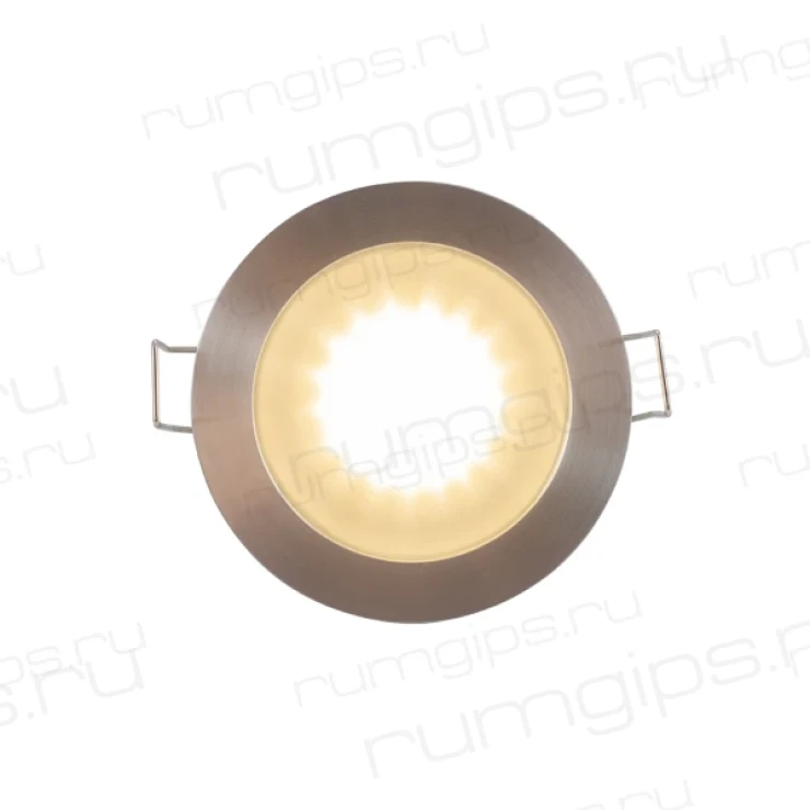 DK3012-AL Встраиваемый светильник влагозащ., IP 44, 50 Вт, GU10, серый, алюминий