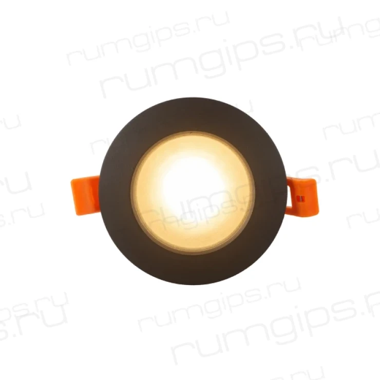 DK3016-BK Встраиваемый светильник влагозащ., IP 65, 50 Вт, GU10, черный, алюминий
