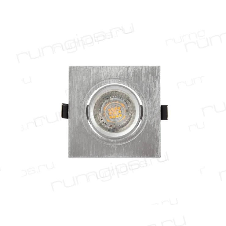 DK3021-CM Встраиваемый светильник, IP 20, 10 Вт, GU5.3, LED, серый, пластик