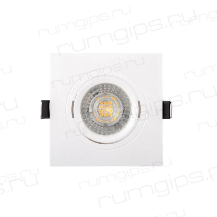DK3021-WH Встраиваемый светильник, IP 20, 10 Вт, GU5.3, LED, белый, пластик