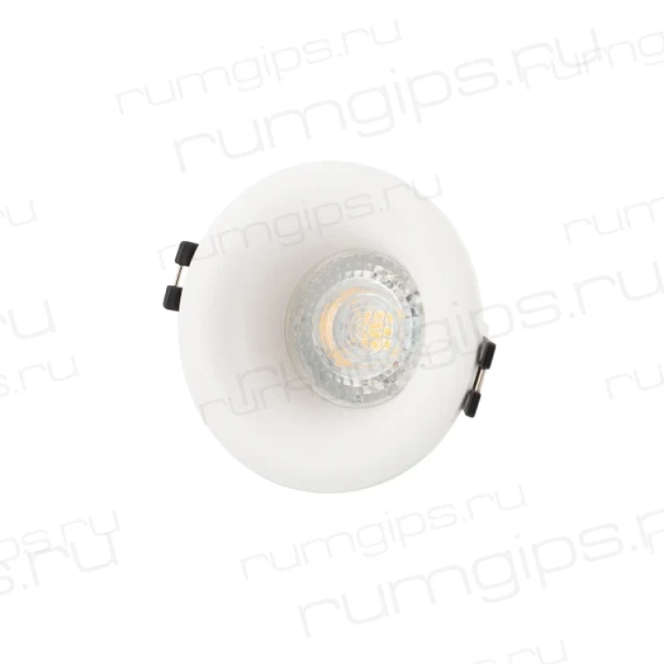 DK3024-WH Встраиваемый светильник, IP 20, 10 Вт, GU5.3, LED, белый, пластик