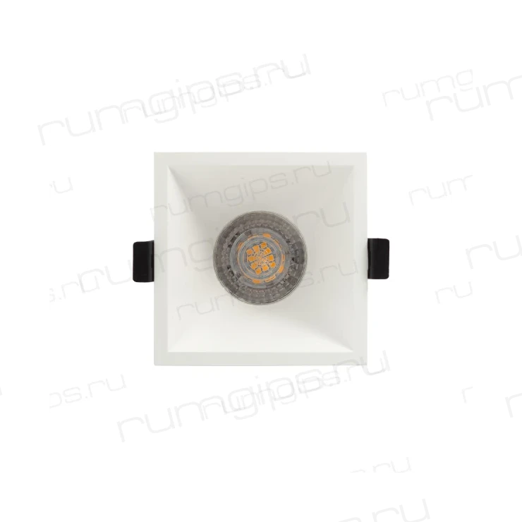 DK3025-WH Встраиваемый светильник, IP 20, 10 Вт, GU5.3, LED, белый, пластик