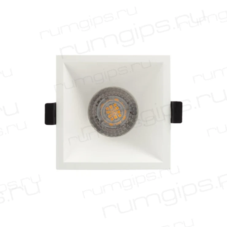 DK3025-WH Встраиваемый светильник, IP 20, 10 Вт, GU5.3, LED, белый, пластик