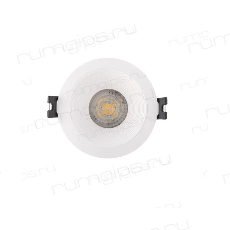 DK3027-WH Встраиваемый светильник, IP 20, 10 Вт, GU5.3, LED, белый, пластик