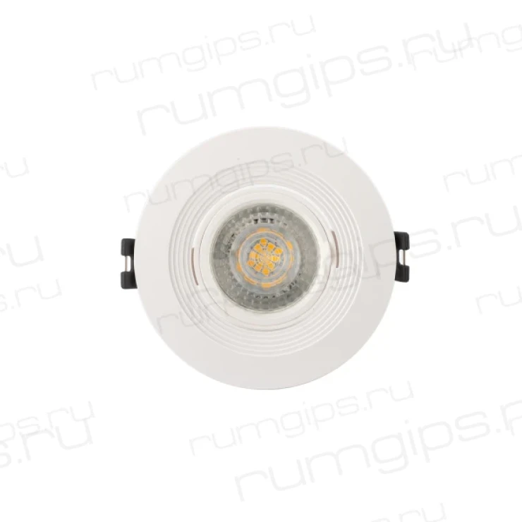 DK3029-WH Встраиваемый светильник, IP 20, 10 Вт, GU5.3, LED, белый, пластик