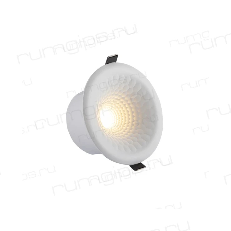 DK3044-WH Встраиваемый светильник, IP 20, 4Вт, LED, белый, пластик