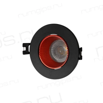 Встраиваемый светильник DK3061-BK+RD Denkirs