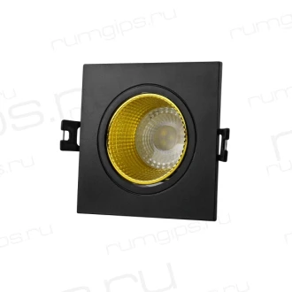 Встраиваемый светильник DK3071-BK+YE Denkirs