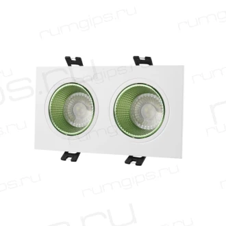 Встраиваемый светильник DK3072-WH+GR Denkirs