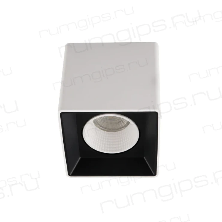 DK3080-WB+WH Светильник накладной IP 20, 10 Вт, GU5.3, LED, бело-черный/белый, пластик