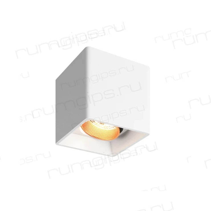 DK3080-WBR Светильник накладной, IP 20, 10 Вт, GU5.3, LED, белый/бронзовый, пластик