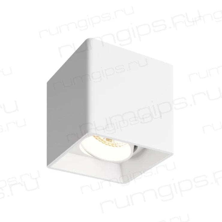 DK3080-WH Светильник накладной IP 20, 10 Вт, GU5.3, LED, белый/белый, пластик
