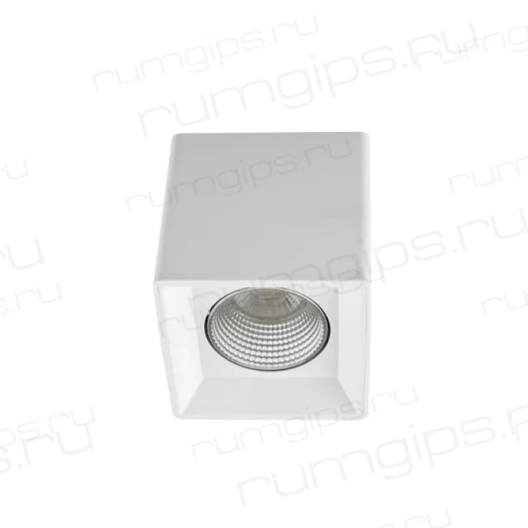DK3080-WH+CH Светильник накладной IP 20, 10 Вт, GU5.3, LED, белый/хром, пластик