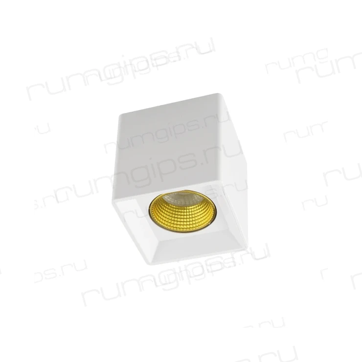 DK3080-WH+YE Светильник накладной IP 20, 10 Вт, GU5.3, LED, белый/желтый, пластик