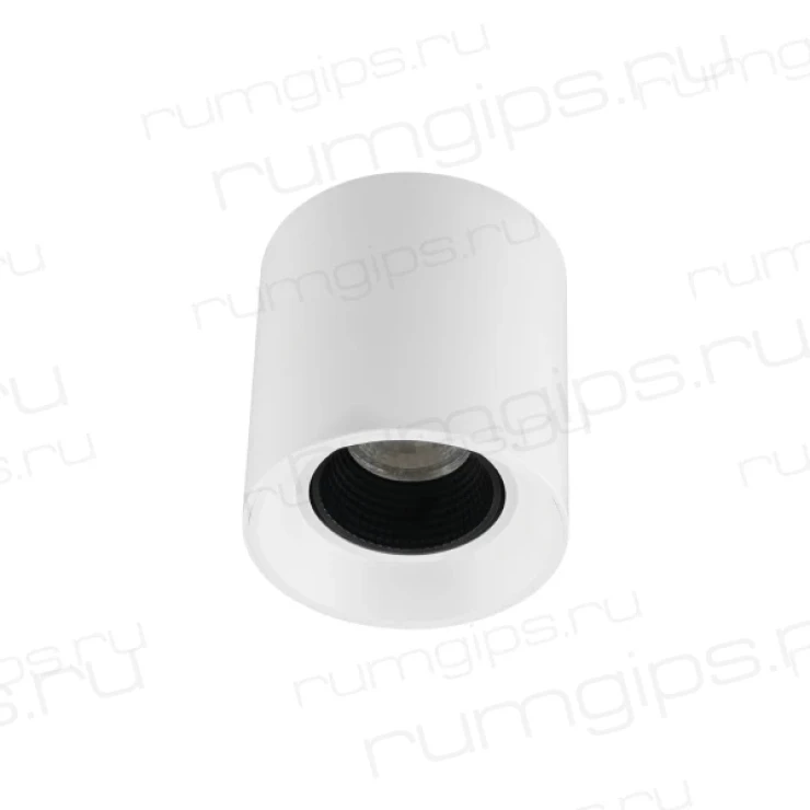 DK3090-WH+BK Светильник накладной IP 20, 10 Вт, GU5.3, LED, белый/черный, пластик