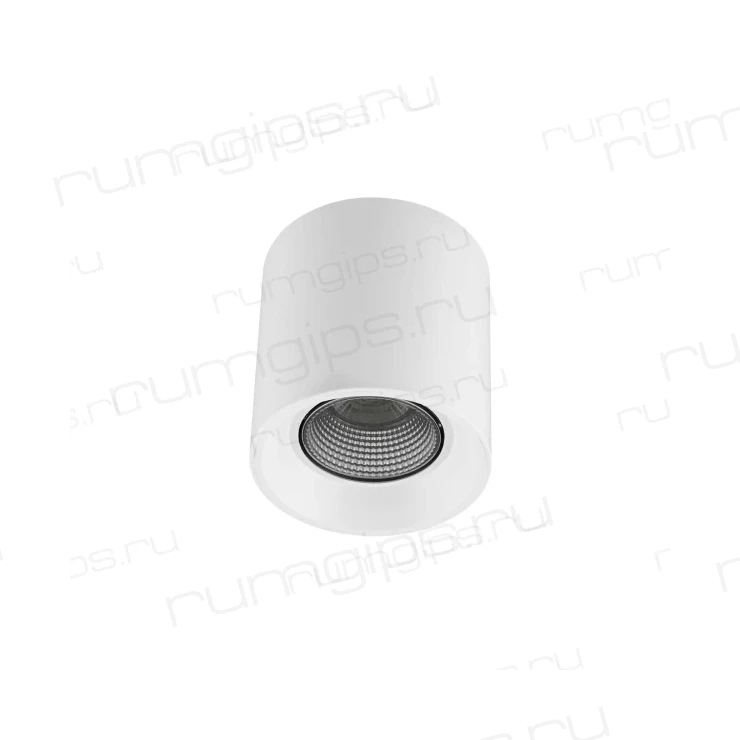 DK3090-WH+CH Светильник накладной IP 20, 10 Вт, GU5.3, LED, белый/хром, пластик
