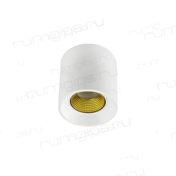 DK3090-WH+YE Светильник накладной IP 20, 10 Вт, GU5.3, LED, белый/желтый, пластик