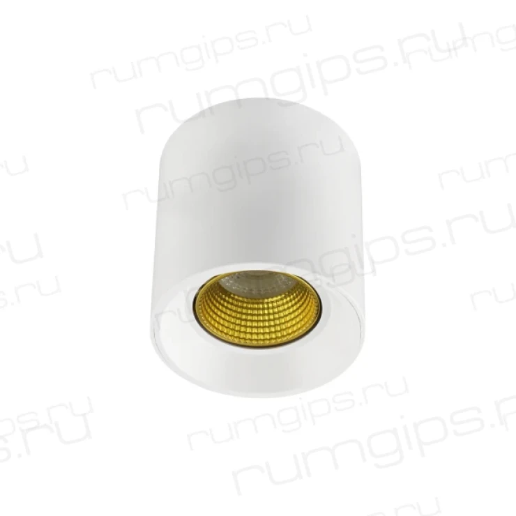 DK3090-WH+YE Светильник накладной IP 20, 10 Вт, GU5.3, LED, белый/желтый, пластик