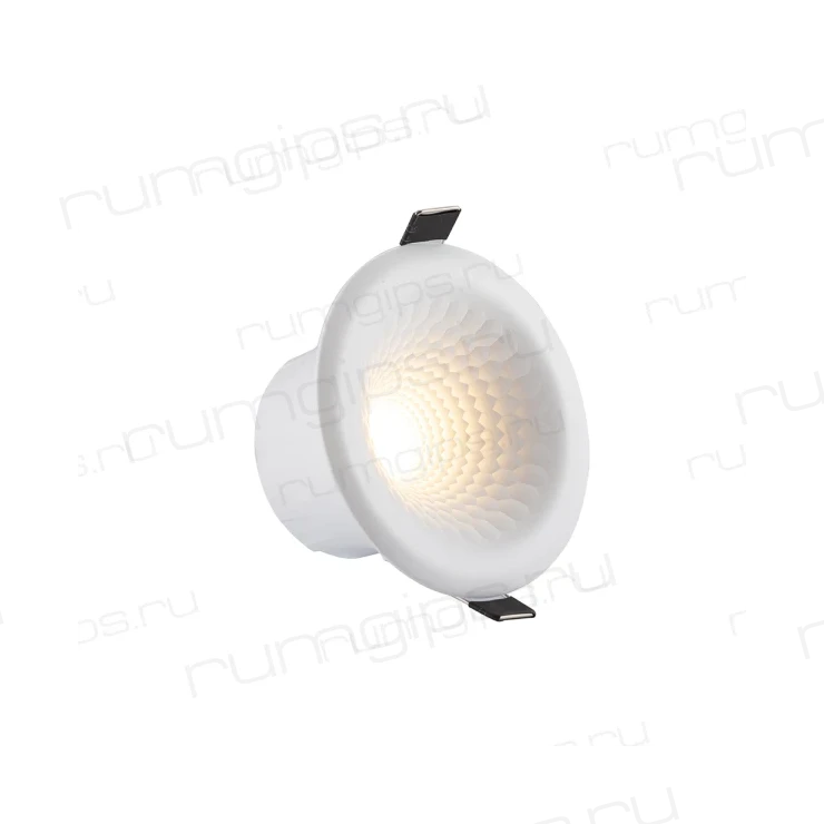 DK3400-WH Встраиваемый светильник, IP 20, 4Вт, LED, белый, пластик