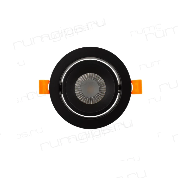 DK4000-BK Встраиваемый светильник, IP 20, 5 Вт, LED 3000, черный, алюминий