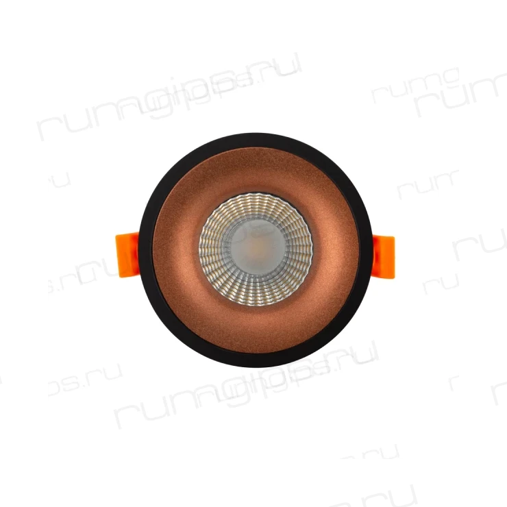 DK4002-CF Встраиваемый светильник, IP 20, 5 Вт, LED 3000, коричневый, алюминий