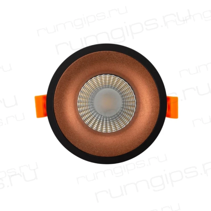 DK4002-CF Встраиваемый светильник, IP 20, 5 Вт, LED 3000, коричневый, алюминий