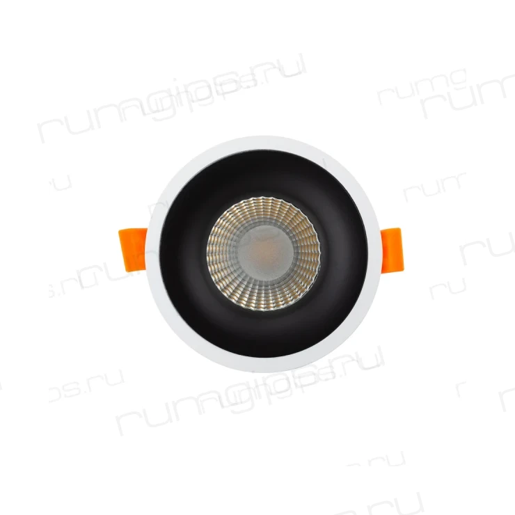 DK4003-BK Встраиваемый светильник, IP 20, 5 Вт, LED 3000, черный, алюминий