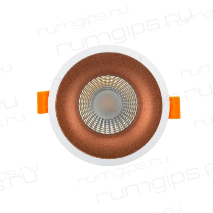 DK4004-CF Встраиваемый светильник, IP 20, 5 Вт, LED 3000, коричневый, алюминий