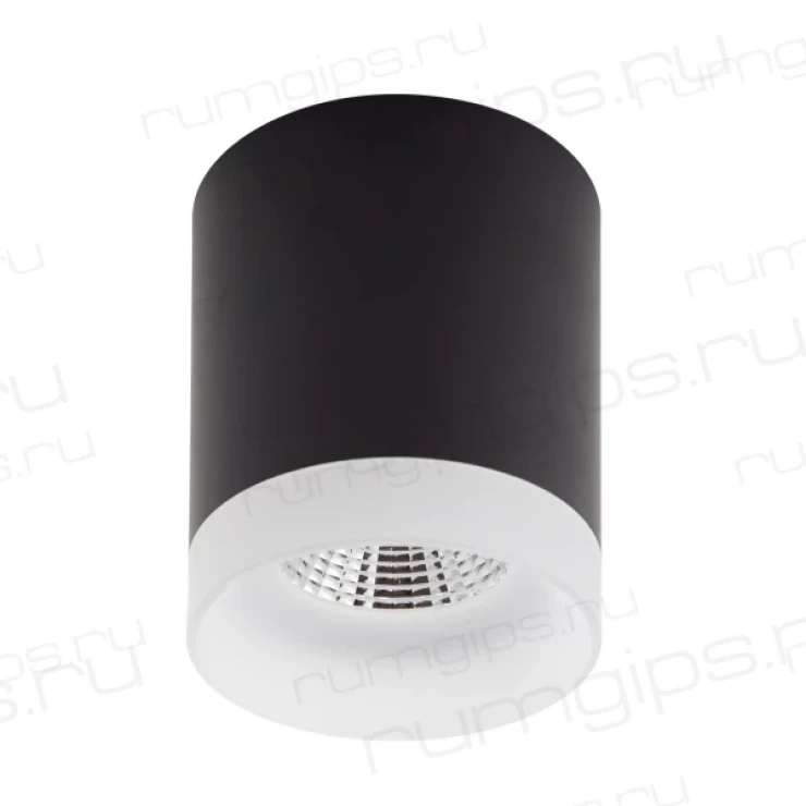 DK4010-BK Светильник накладной IP 20, 10 Вт, LED 3000, черный, алюминий