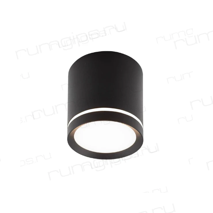 DK4013-BK Светильник накладной IP 20, 5 Вт, LED 4000, черный, алюминий/акрил