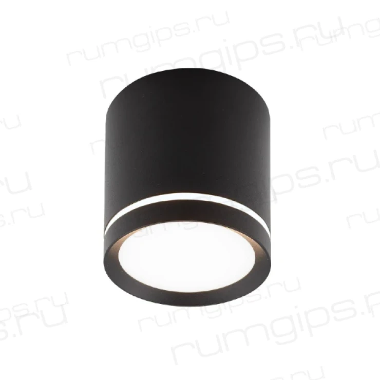 DK4013-BK Светильник накладной IP 20, 5 Вт, LED 4000, черный, алюминий/акрил