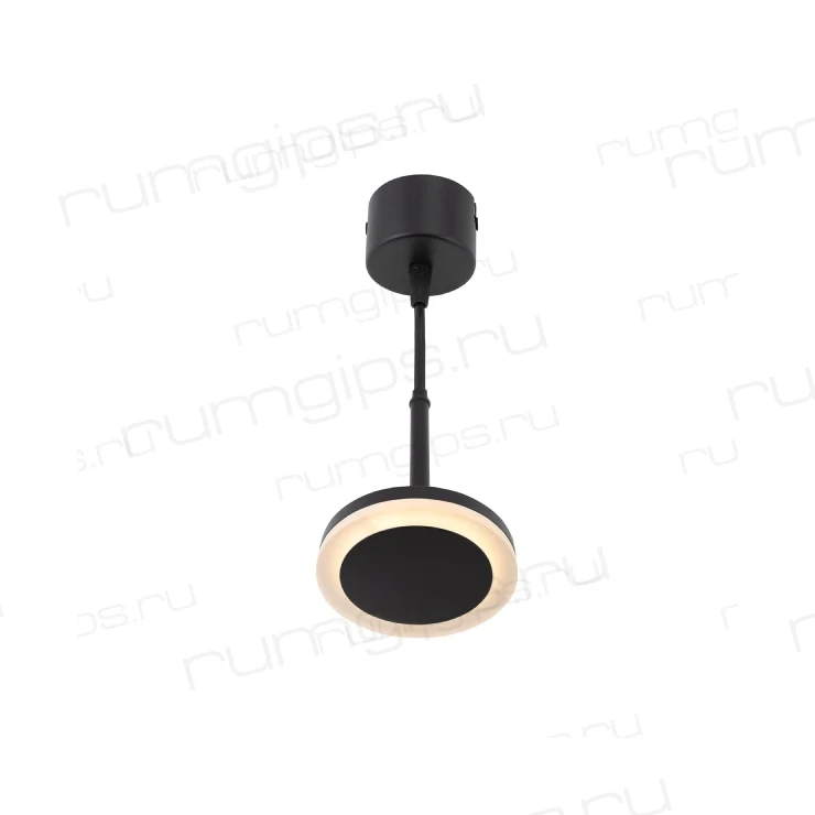 DK4022-BK Подвесной светильник IP 20, 6 Вт, LED 3000, черный, алюминий